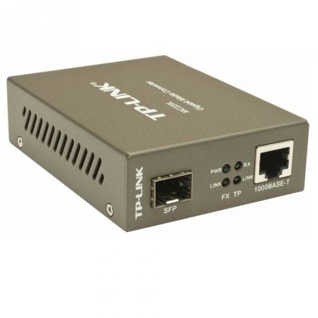 TP-Link MC220L Convertidor Multimedia Gigabit Negro